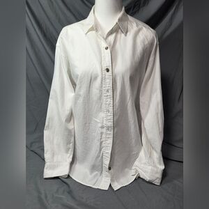 Extra Small Universal Thread Goods Co White Button-up Dress Shirt Oversized